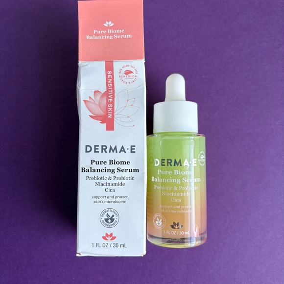 New Derma E Pure Biome Balancing Serum 1 Oz. Prebiotic & Probiotic Exp. 4/2026 - Picture 4 of 7